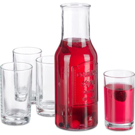 Carafe a eau avec verres (1/5)