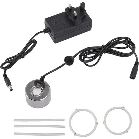 Brumeur ultrasonique en acier inoxydable pour bassin, rocaille, aquarium, vase et décoration de bassin d'eau, 110-240V avec fiche UK. (1/5)