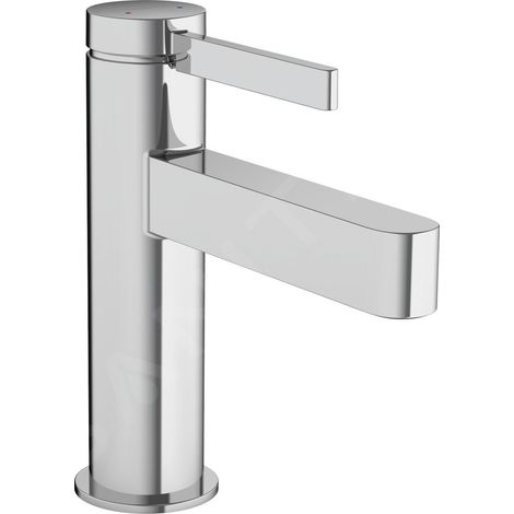 Finoris mitigeur de lavabo à levier, taille M, avec vidage Clic-Clac, chrome (76023000) (1/5)