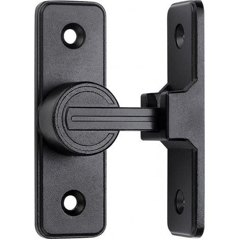 1 x cerradura y pestillo para puerta corrediza, cerraduras de puerta en ángulo recto de 90 grados, cerraduras de puerta de seguridad con cerradura oscilante, adecuadas para jardín (1/3)