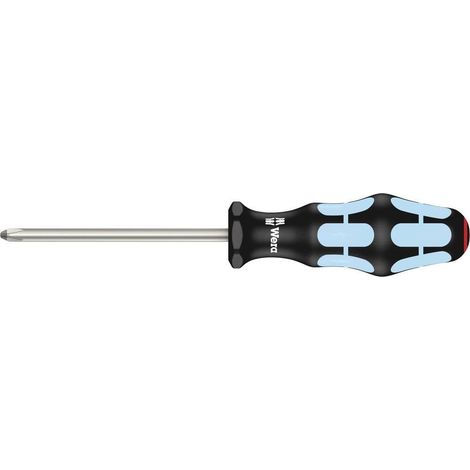 Tournevis pour vis cruciformes PH, acier inoxydable, PH 2 x 100 mm, Noir/Ice bleu (1/2)