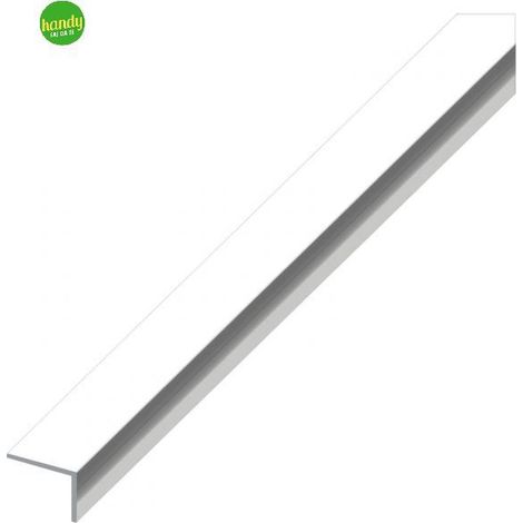Profilo angolare Alfer Aluminium 15 x 10 x 1 mm in alluminio argento brillante 1 metro