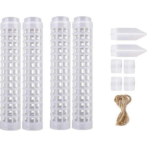 Lot de 4 tuteurs en mousse pour plantes grimpantes Monstera, support idéal pour plantes d'intérieur (1/5)