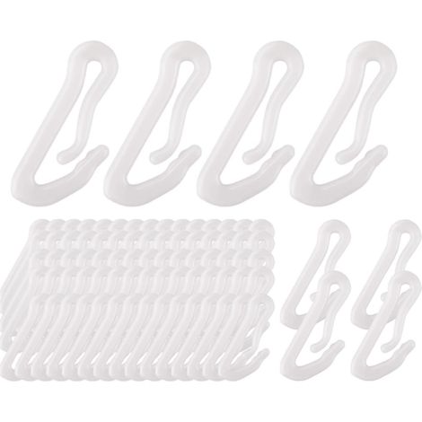 CCYKXA Lot de 100 clips pour film de protection solaire, multifonctions, coupe-vent, installation facile, pour serre