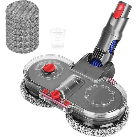 Tête de balai, réservoir d'eau, lingettes de balai, tête de brosse pour aspirateur V10 Digital Slim V12 Detect Slim (1/5)