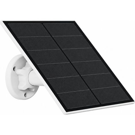 Caméra de surveillance Tuya avec panneau solaire monocristallin 5W blanc 2MP 5w blanc 2mp 19,5 × 13,6 × 4,4 cm 502 g – Livraison gratuite