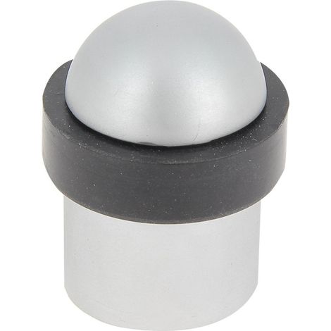 Tope de puerta de suelo CHRISLIGNE, aluminio gris mate, 3,6 x 4,8 x 3,6 cm CHRISLIGNE