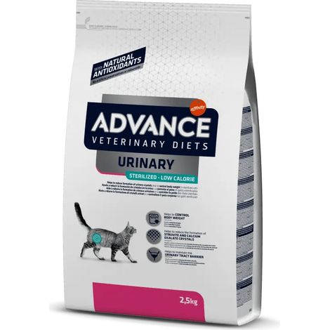 Advance vet chat  urinary low calorie 2,5kg