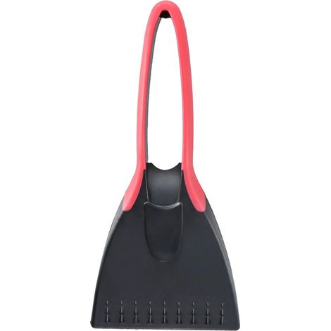 Car Ice Scraper, Car Frost Squeegee with Non-Slip Handle, Car Windscreen Scraper, Plastic Scraper, Universal Car Windshield Tools (Red) (1/5)