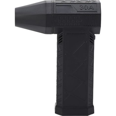 Souffleur d'air électrique 200 W 130 000 tr/min, ventilateur turbo haute vitesse, souffleur à jet sec portatif, nettoyeur de poussière pour clavier et appareil photo, noir (1/5)