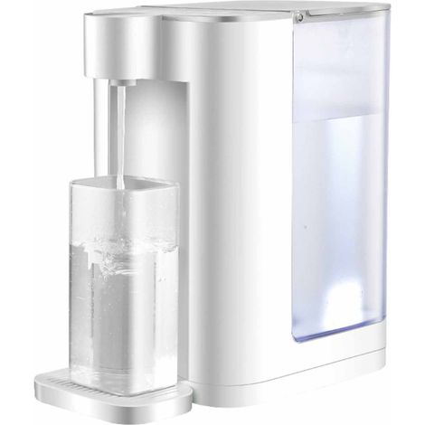 Distributeur d'eau de comptoir 3L, chauffage rapide, 5 modes de température, contrôle tactile, machine à boire pour bureau/famille, blanc, prise UE 200V (1/5)