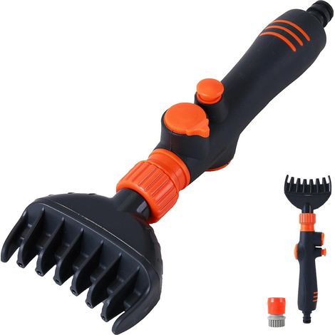 Nettoyeur portatif à 6 jets pour mandrins de papier gris - Accessoires de nettoyage pour mandrins de papier de piscine