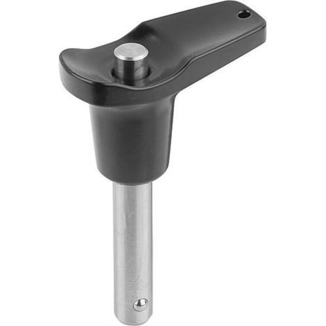 KIPP Kugelsperrbolzen mit L-Griff 10mm 60mm Edelstahl Zinkdruckguss (1/3)