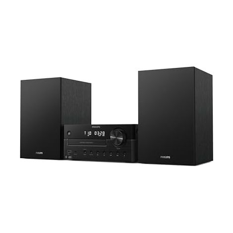 Philips TAM4505M2/12 chaîne audio domestique Microsystème audio maison 80 W Noir, Gris foncé