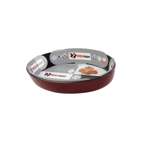 TEGLIA BOROSILICATO OVALE CM.35X24X6h LT.3