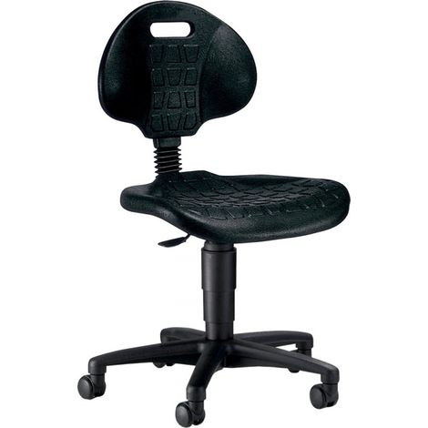 Silla de trabajo TEC 20 con rodillos - 420-550mm