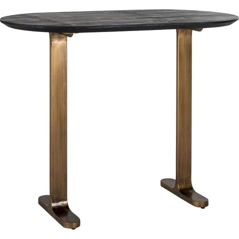 Table de Bar Élégante Noir et Or - Noir et or luxueux (1/5)
