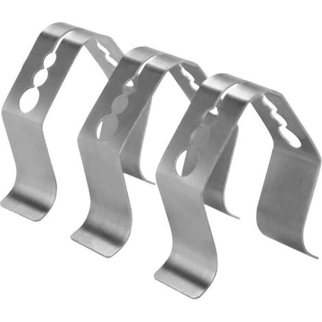 MINKUROW Soporte De Clip De Sonda, Soporte De Termómetro De Acero Inoxidable De 3 Piezas, Clip De Temperatura De Barbacoa Para Termómetro De Barbacoa, Ahumador, Horno, Monitor De Temperatura De Barbac (1/5)