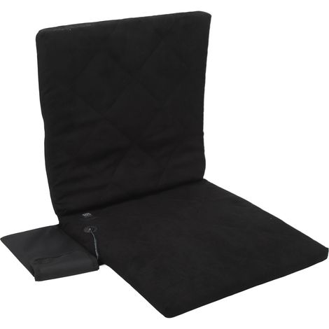 Coussin de siège chauffant pliable, réglable 3 vitesses, universel, portable, pour bureau et extérieur (1/5)