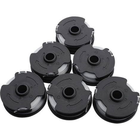 Lot de 6 bobines de fil de rechange pour coupe-bordures LIDL Parkside PRTA 20-Li A1 / B2 / C3 Accessoires pour coupe-bordures 27FT/8.3M pour PRT 300 A1, PRT 550 A1/A3 (1/5)