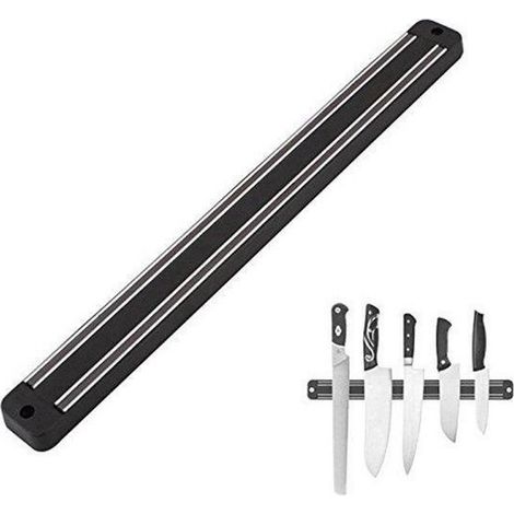 Porte-couteaux magnétique - Bande magnétique pour couteaux - 33 cm - Rangement cuisine (1/3)