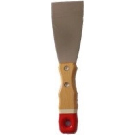 SPATOLA INOX IMP. RIVETTATA FAGGIO MM100 (1/2)