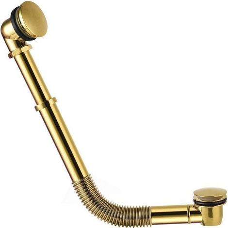 Ablaufgarnitur und Siphon VIGOLD für Gusseisen und Resicryl® Retro-Badewannen gold (1/4)
