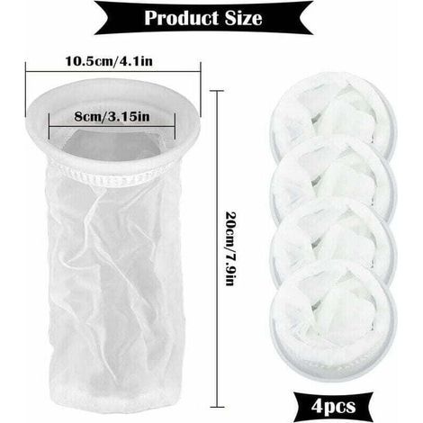 Lot de 12 Filtres à Eau de Pluie Réservoir IBC 1000 Litres, Nylon, Raccord Couvercle IBC, Protège Eau Pluie Impuretés (1/4)
