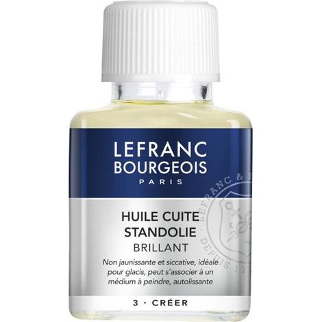 Fournitures de bureau - Lefranc - Bourgeois - Peinture Additif - Huile de Standolie - 75 ml - Transparent
