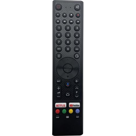 Replacement Remote Control for Continental Edison TVs CELED55SA21B6 CELED55SA120B6 CELED58SA120B6 CELED65SA120B6 - No Voice Function (1/5)