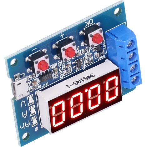 Testeur de capacité batterie 12V 18650 Li-ion, moniteur décharge LED DC4.5-6V (1/5)