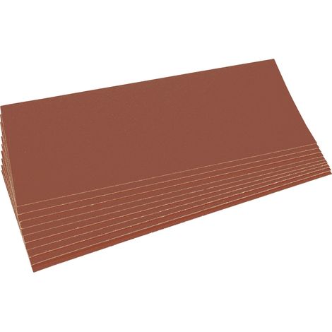 Draper Ten 280 x 115mm Aluminium Oxide Sanding Sheets (59106)