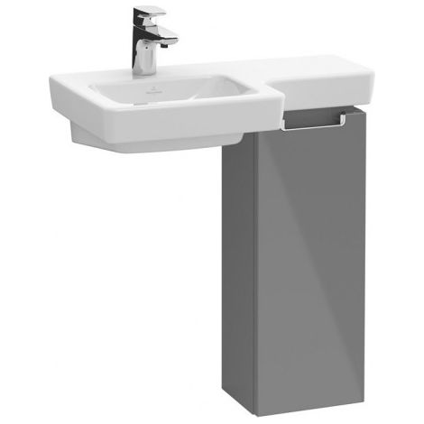 Meuble vasque SUBWAY 2.0 240 x 620 x 187 mm Raccord à droite Chêne Sa