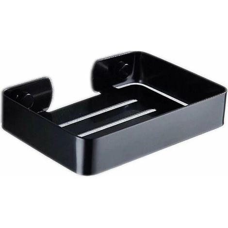 Stainless Steel Soap Dish Soap Dish Shelf Soap Dish 304 Stainless Steel Soap Dish Punch/Glue（black soap net）