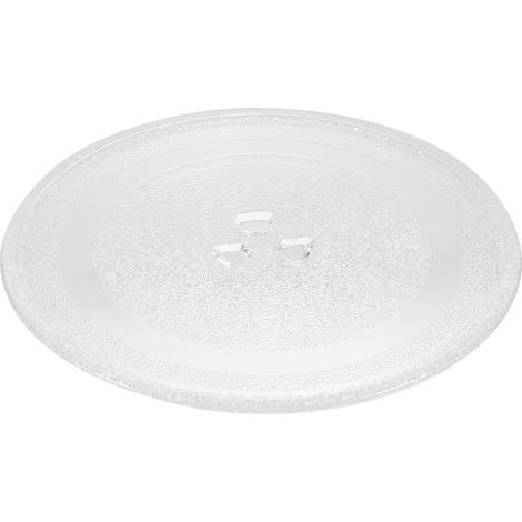 Plateaux pour micro-ondes en verre verdicté Ø 24,5 cm Supports stables comme supports de (1/5)