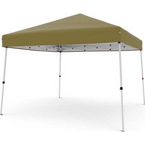 Tonnelle Pliante 3x3 m - Barnum Pop-up à Pieds Inclinés - Protection UV et Imperméable - Hauteur Réglable