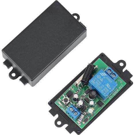 Interrupteurs à bouton-poussoir intelligents 433 MHz pour maison connectée, récepteur de relais universel 10 A/220 V CA pour ventilateur LED (1/5)