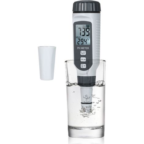 PH-Teststift, PH-Detektor, hochpräziser, multifunktionaler, tragbarer PH-Meter für Aquarien und Aquarien, industrielles PH-Meter, IP65 (1/4)