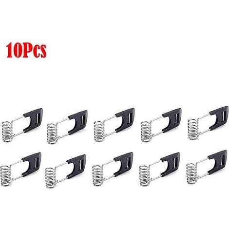 10 ou 20 pinces à ressort haute dureté pour panneaux lumineux LED, clips fluorescents, clips de rechange pour spots encastrés.