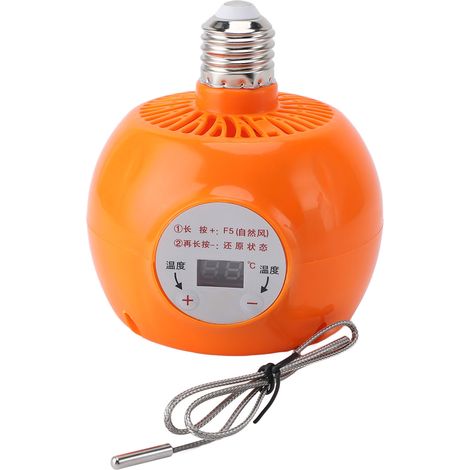 Lampe chauffante pour poulailler E27, prévention de la surchauffe, AC220V 150W, 25 à 32 °C, volaille pour canards, plantes pour animaux de compagnie (1/5)