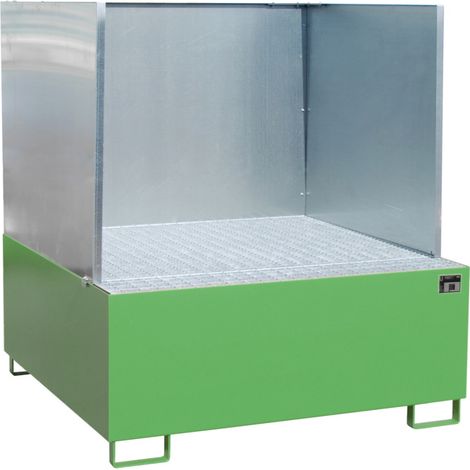 Bauer Südlohn Bac de rétention AW 1000/SW, laqué, vert réséda