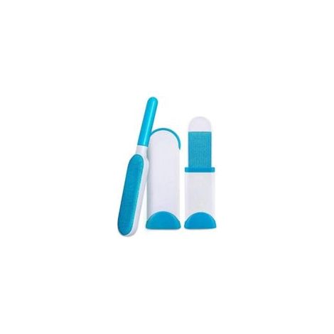 Pet Dog Cat Hair Remover, Pas de recharges et pas de déchets, Amélioré réutilisable Pet Hair Remover Brosse Aide à domicile(Bleu)  - Crezuo