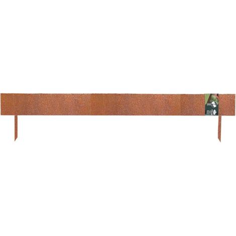 Bordure pelouse acier corten 105x22cm (1/4)