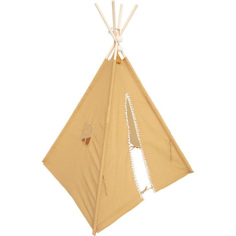 Tepee per bambini wapi 120x120x160cm ocra - Atmosphera créateur d'intérieur (1/5)