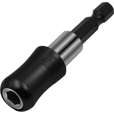 rallonge de tournevis 1/4 pouce avec mandrin hexagonal, adaptateur de centrage magnétique pour foret, accessoires pour perceuse électrique
