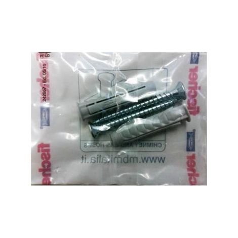 n° 20 Tassello fischer w100 sx6k con vite tsp  misura 6 N 2+2 pezzi in bustina fisher