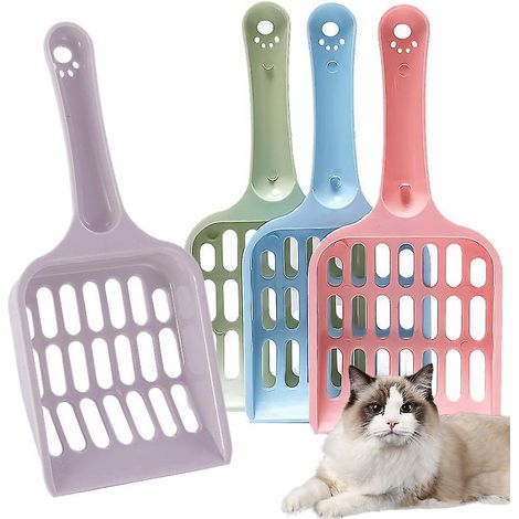 lot De 6 ,pelle  Litire Pour Chat, Pelle  Litire En Plastique Pour Chat, Pour Tamisage (1/5)