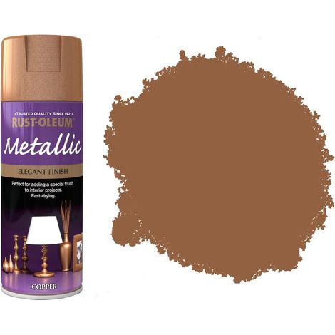 Rust-Oleum Metallic Finish Spray Paint - 400ml - Copper