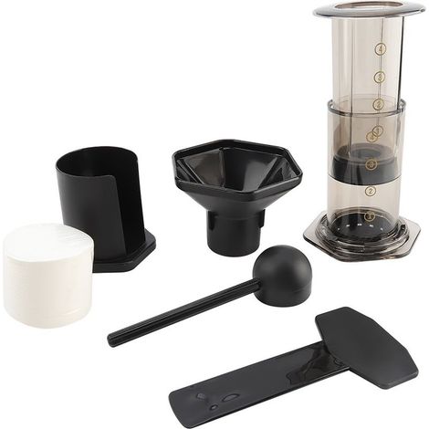 Kit of coffee makers to time of extraction, PET resistant to the high temperatures, without connect, Pot, marc let for the voyage at home (1/5)