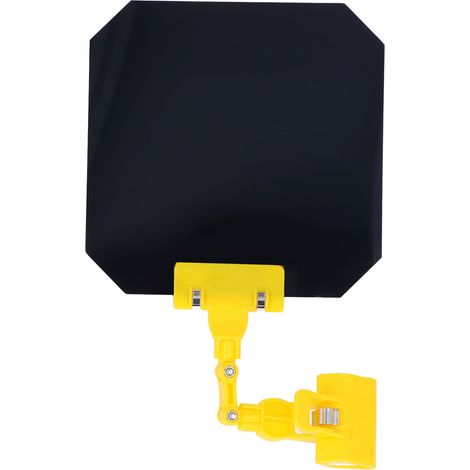Couverture d'ombrage de soudage 18cm, protection des yeux carrée, Anti-lumière forte, Clip portable sur panneau jaune (1/5)